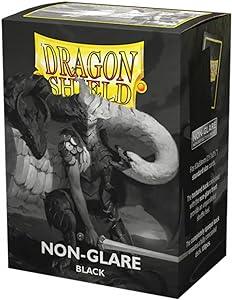 Dragon Shield - Black Non-Glare - Matte Sleeves - Standard Size