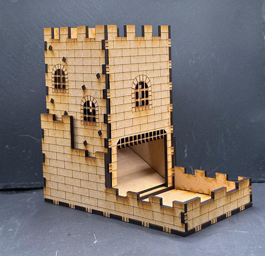 DIY Wooden Dice Tower Kit - Craft Your Luck in Style