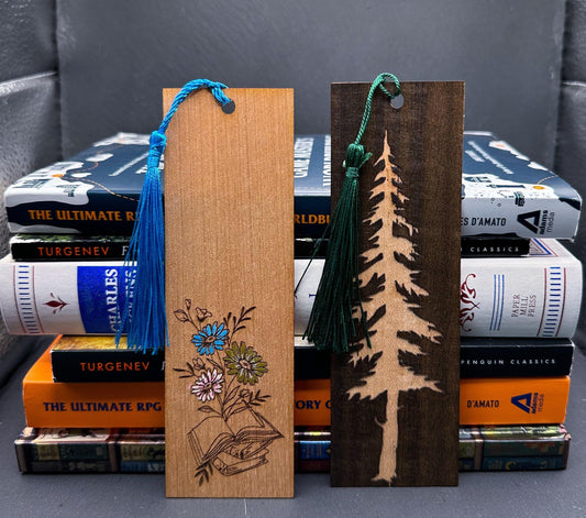 Handcrafted Wooden Bookmarks